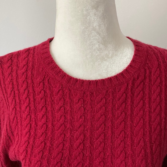 Express Red Wool Cashmere Blend - Picture 3 of 7